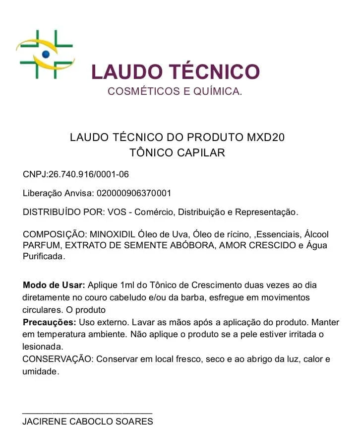 Sérum Capilar MXD20 PAGUE NA ENTREGA (Receba em menos de 24h) ☑️