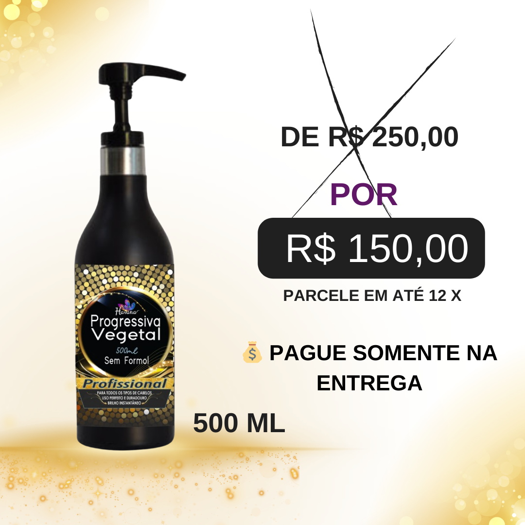 Progressiva Vegetal PAGUE NA ENTREGA (Receba em menos de 24h) ☑️